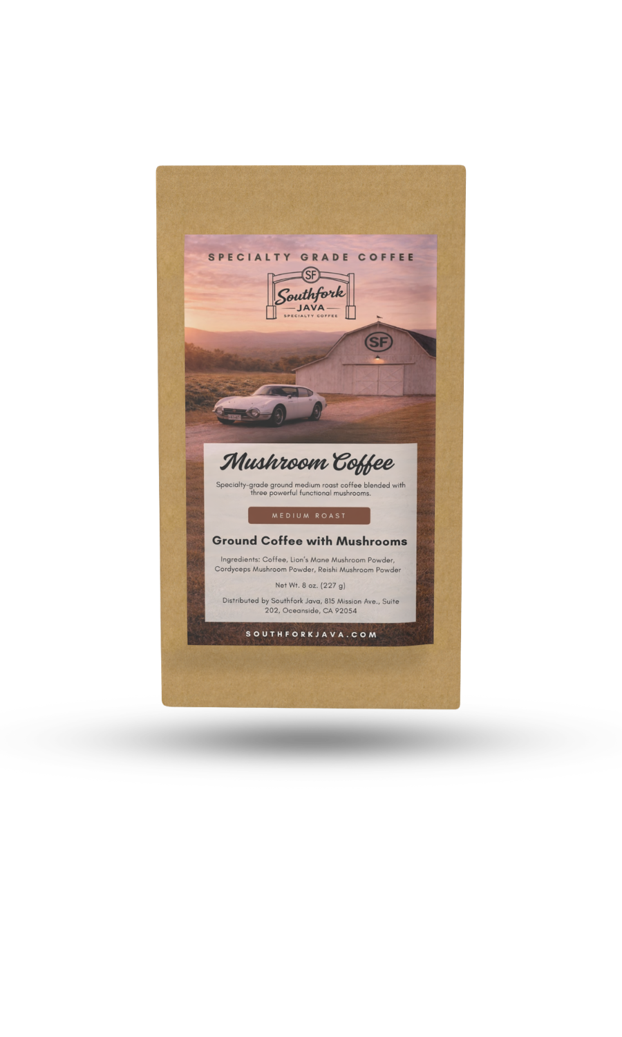 Mushroom Coffee - Medium Roast | Lion's Mane, Cordyceps & Reishi