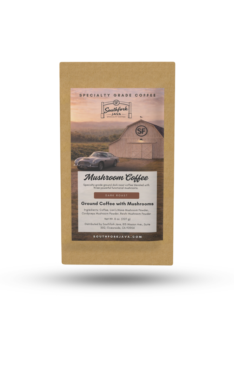 Mushroom Coffee - Dark Roast | Lion's Mane, Cordyceps & Reishi