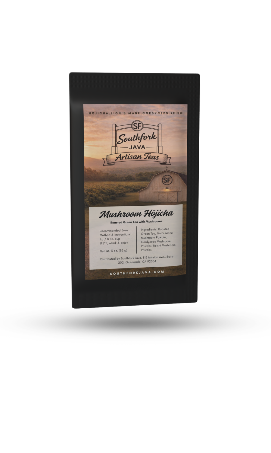 Hōjicha Powder with Mushrooms